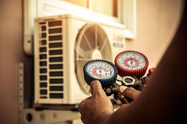 Professional Hvac technician working in Honey Brook, PA